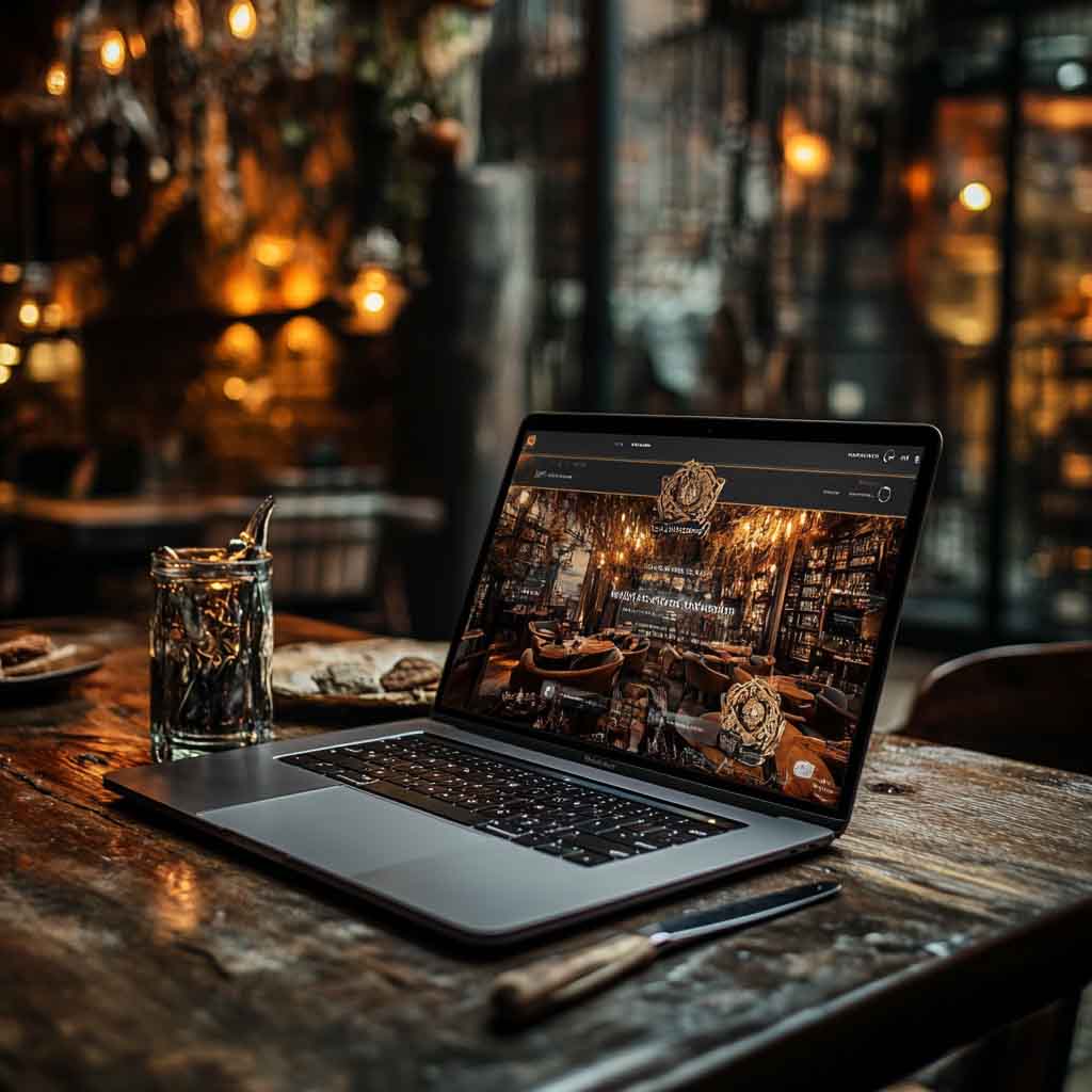 Custom website development services for restaurants provided by Always Local Hospitality, featuring responsive design, online menus, and reservation integration